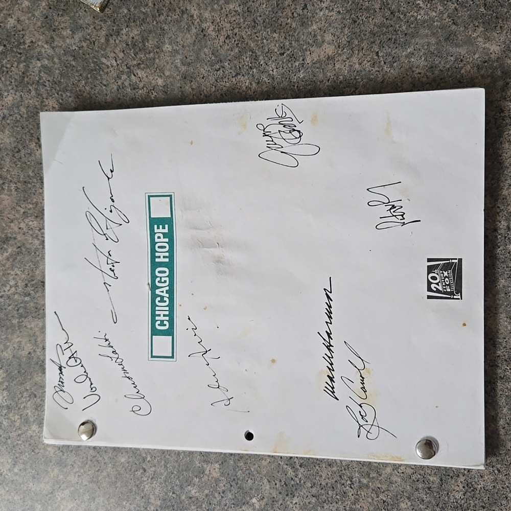 Autographed Chicago Hope Episode